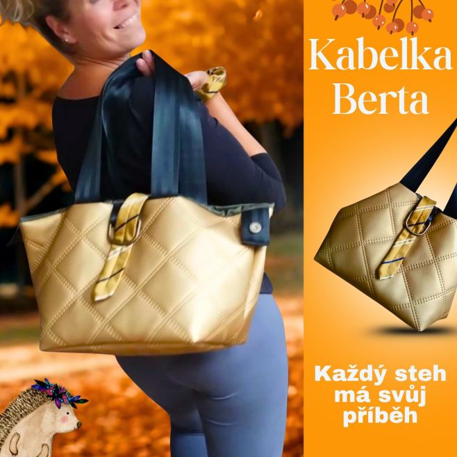🍂 Kabelka Berta – zlatý dotek podzimu, který vypráví příběh každým stehem. 🦔 Styl, který zahřeje, detail, který potěší. ✨...