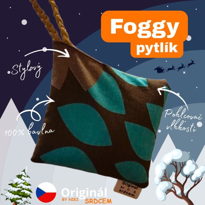 ❄️ Stylový pomocník do každého domova: Foggy pytlík od @original.srdcem je víc než jen dekorace – je to pohlcovač vlhkosti...