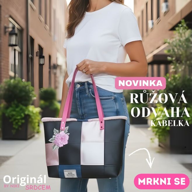 Buď jemná, ale nepřehlédnutelná 💖 Kabelka RŮŽOVÁ ODVAHA je tu, aby tvůj styl zazářil! Více na www.originalsrdcem.cz ✨ 🌸...