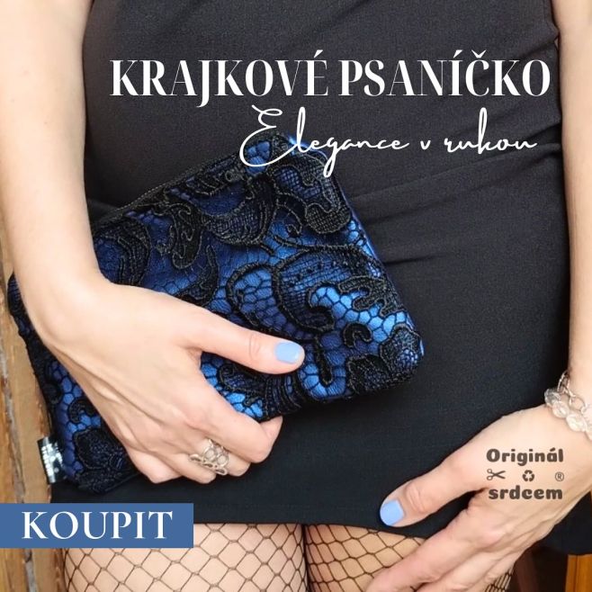 Elegance v rukou. Krajkové psaníčko, které podtrhne každý outfit. Jemné detaily, originální zpracování, styl, který mluví...
